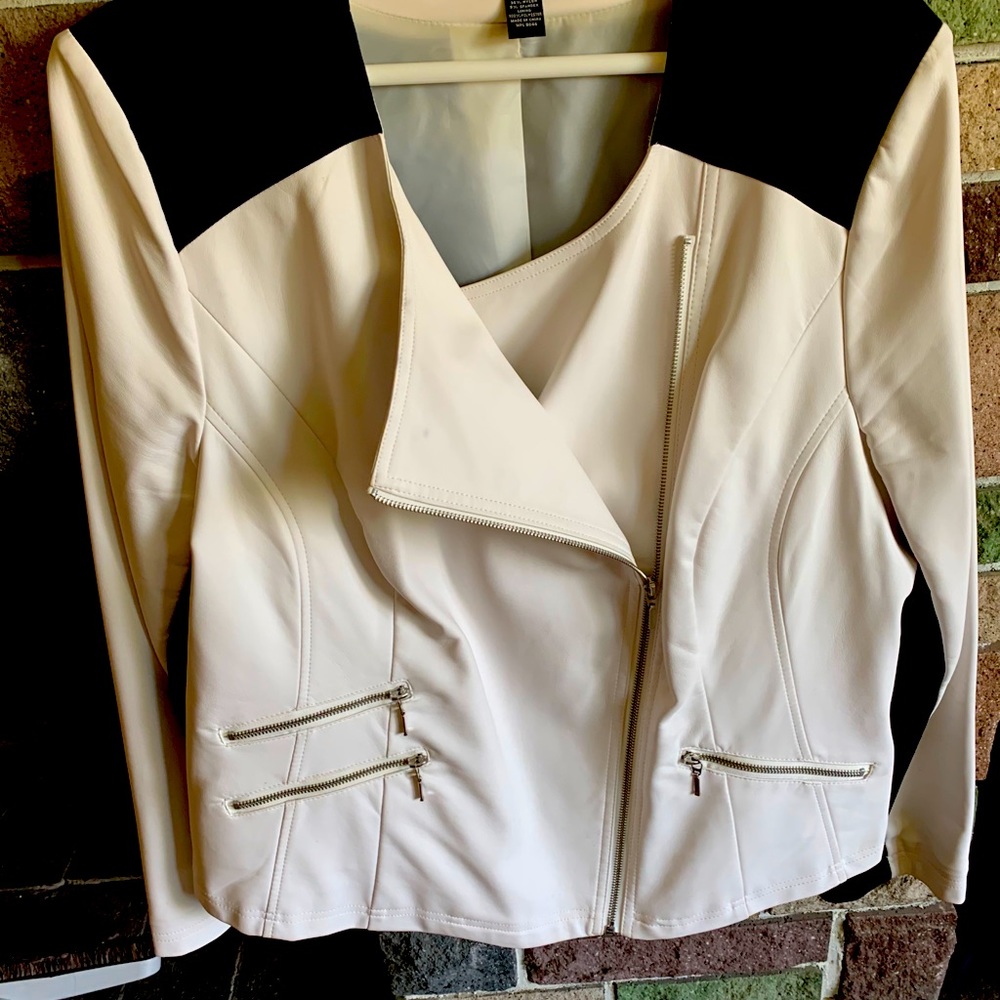 Black and white jacket